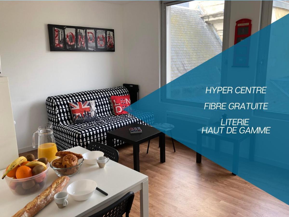 Hyper Centre - Wifi Fibre Gratuit - Jergweloh - Le Londonien Leilighet Caen Eksteriør bilde